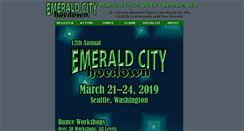 Desktop Screenshot of emeraldcityhoedown.com